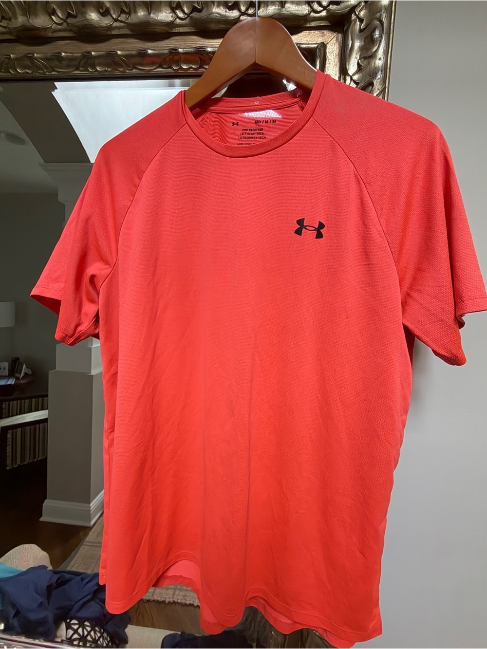 Lot of Under Armour Men’s Coral Red and Turquoise Short Sleeve Performance Tee